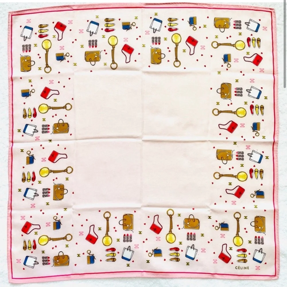 CELINE | Vintage Mini Scarf Handkerchief - Picture 1 of 6
